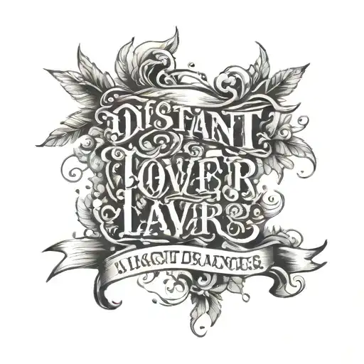 Distant Lover Words Written