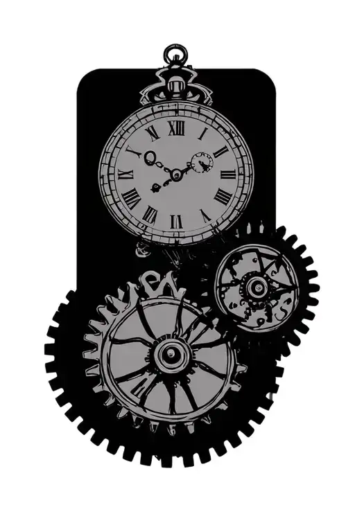 Clock With Gears