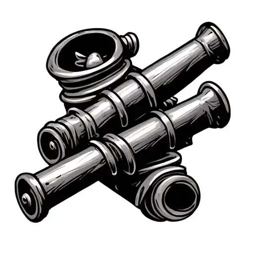 Navy Crossed Cannons