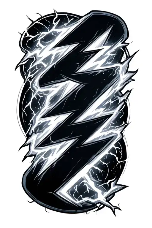Z Z Z Z Shaped Lightning
