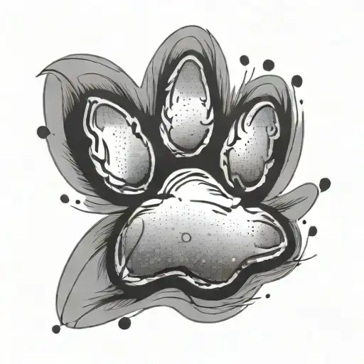 Dog Paw Print