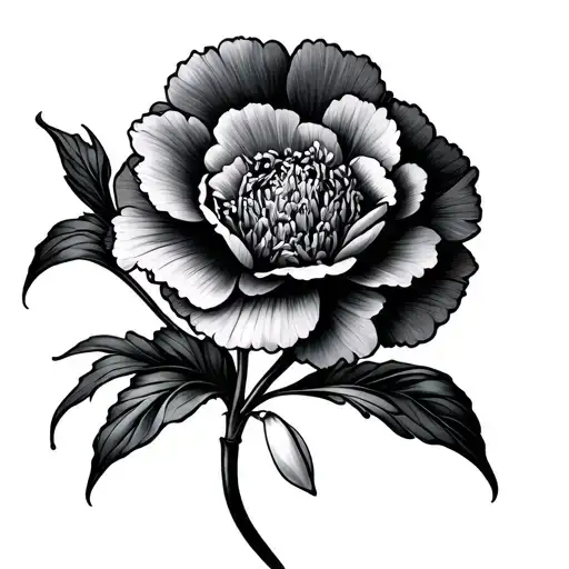Carnation And Snowdrop