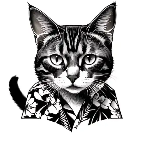 Cat In The Hawaiian Shirt