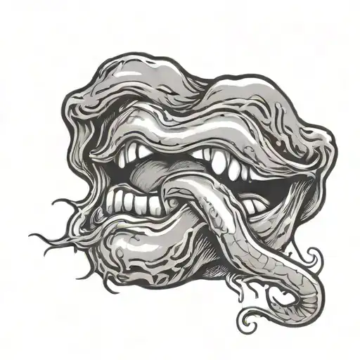 Rolling Stones Tongue Ball Gagged