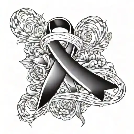 Fuck Cancer Awareness Ribbon