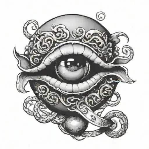 Rolling Stone Ball Gagged Little Red