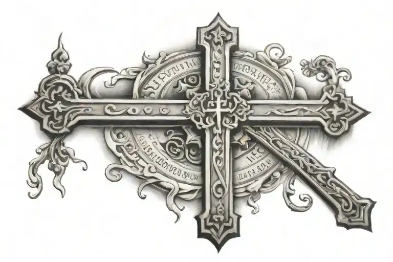 Cross And Bible Verse