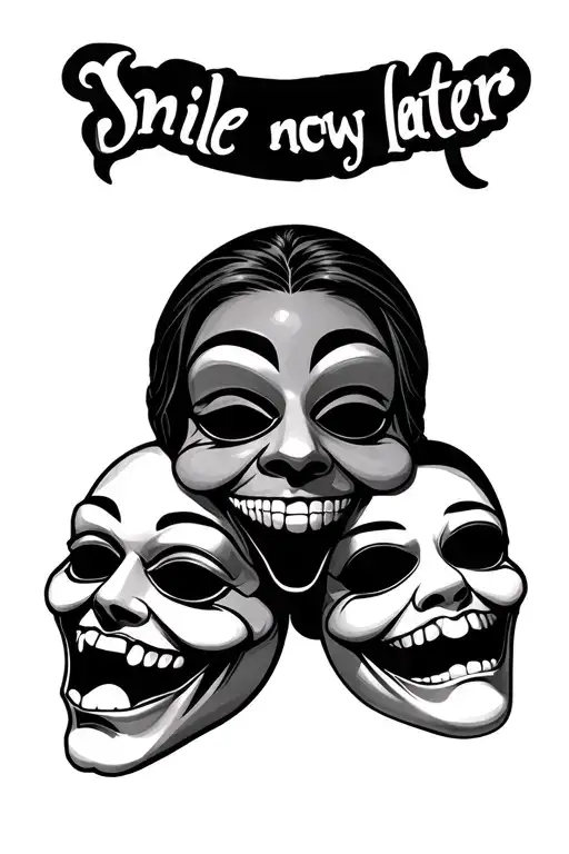 Smile Now Cry Later Masks