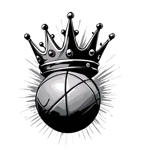 Basketball With Crown