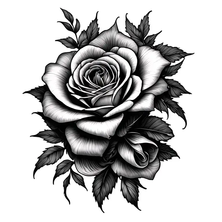 Lily And Rose Intertwined