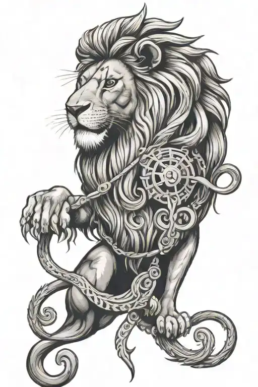 Lion With Khanda
