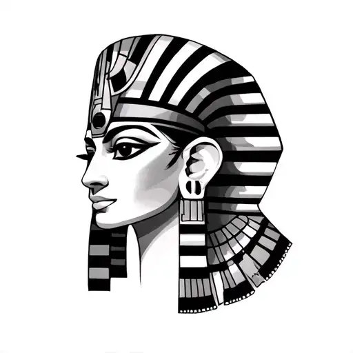 Egpytian Black And White