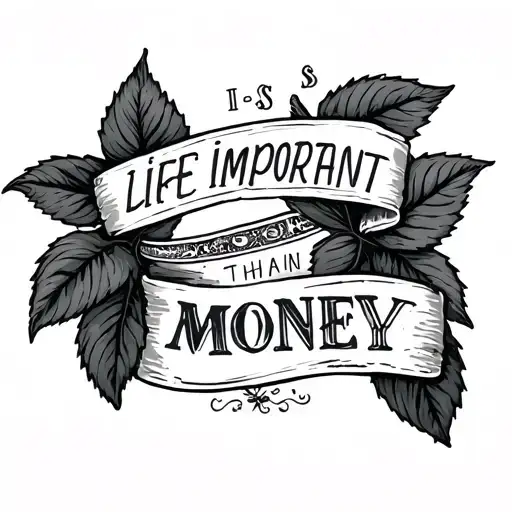 Life Is Important Than Money