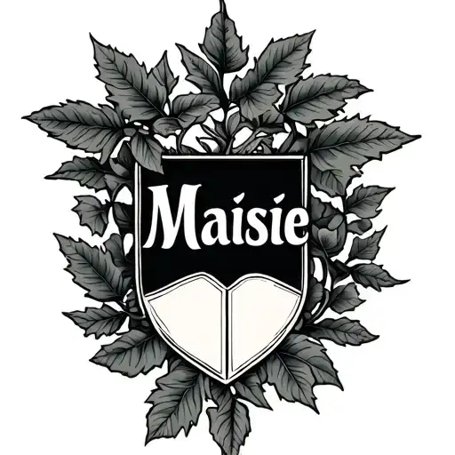 Ivy Crest With The Name Maisie Incorporated
