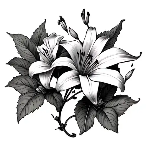 Lilies Violets And Poison Ivy