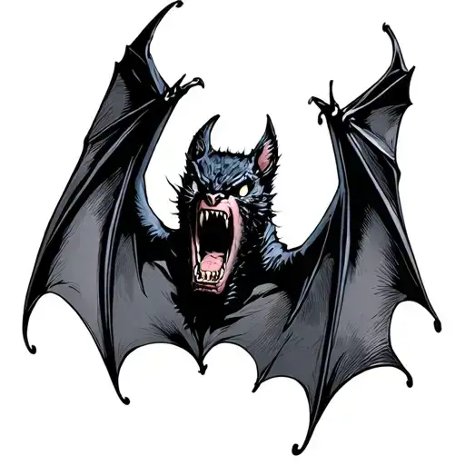 A Bat Screaming