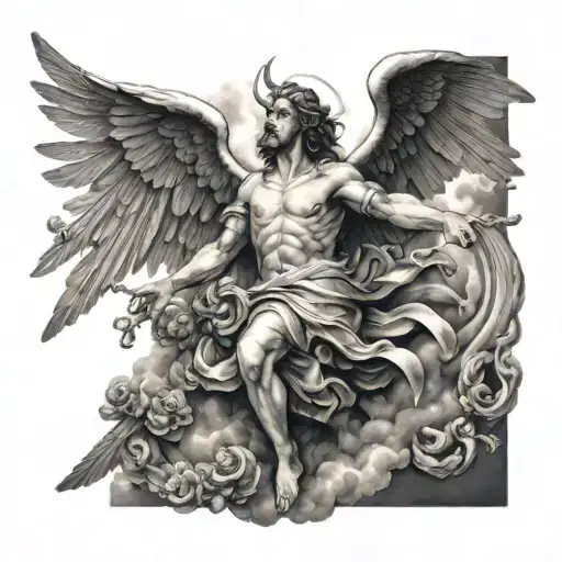 God And Angels Flying