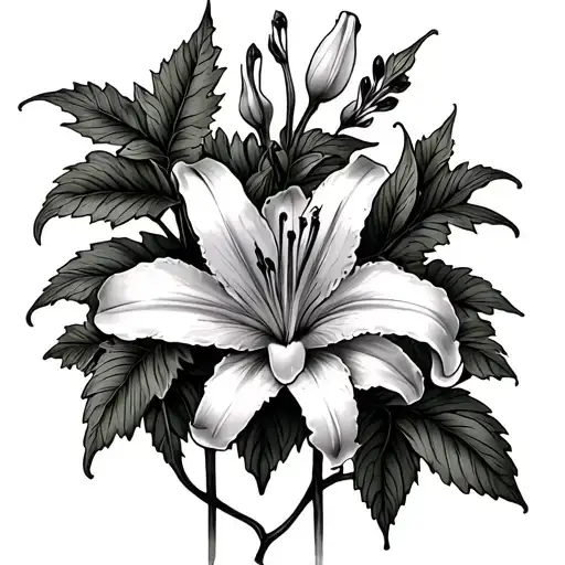 Lilies And Violets And Poison Ivy