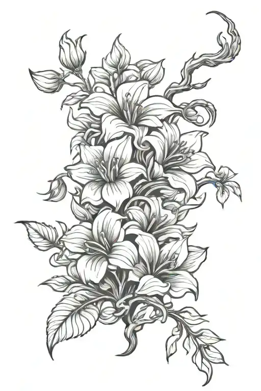 Flowers Growing Roots