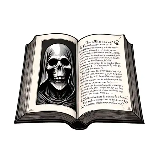 A Book Of Life Read By The Grim Reaper