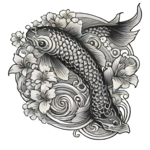 Koi Cherry Blossom