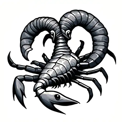 Astrological Sign Fish Ram Scorpion Symbol