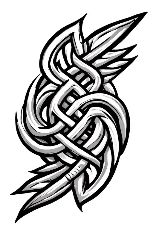 Norse Knots Tribal Design