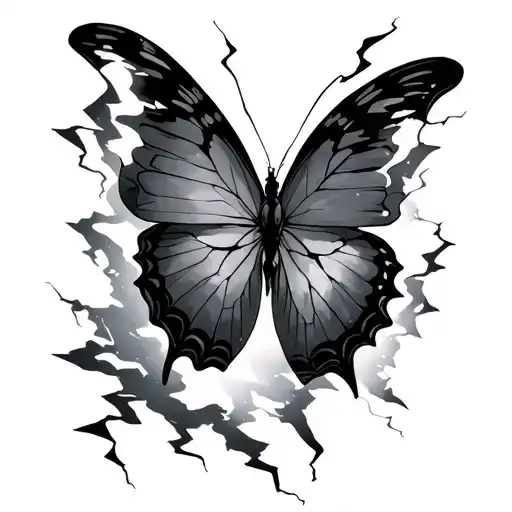 Thunder Strikes With Butterfly