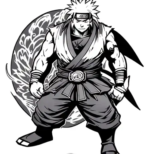 Jiraiya Character From Naruto Classic
