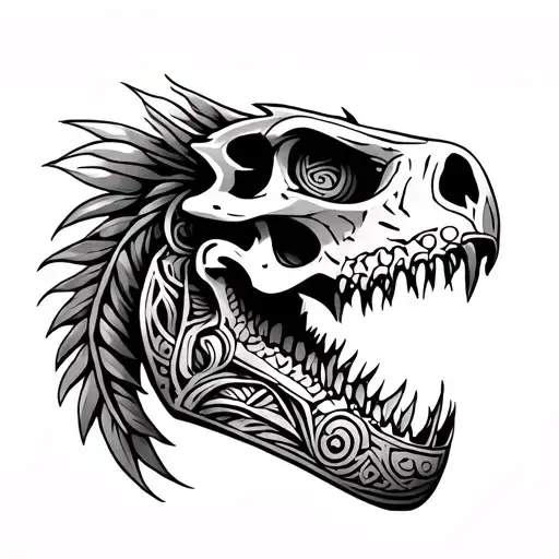 Mandalorian Mythosaur Skull Polynesian