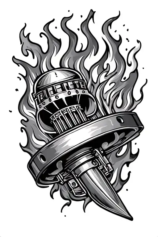 Pistons In Fire Work