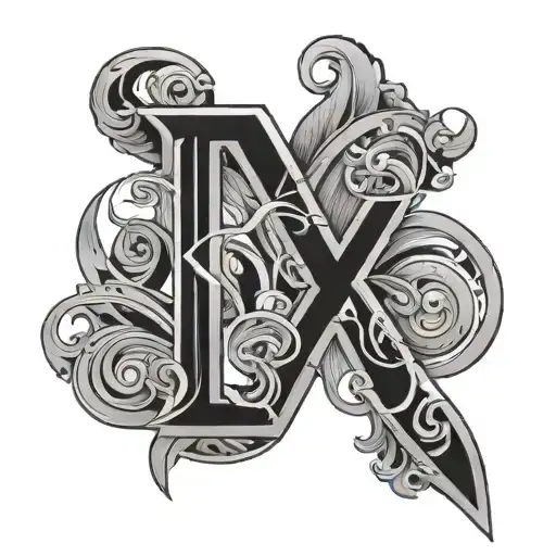 Overlapping Letters K Y A N
