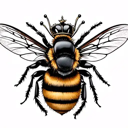 Bee With Crown Made