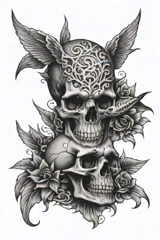 Pisces Skull Made