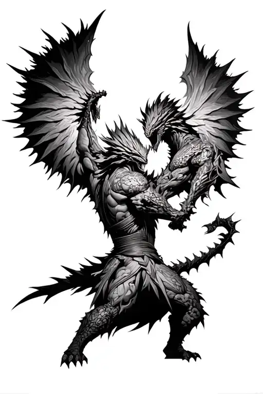 Nergigante Fighting Rey Dau