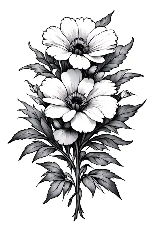 Birth Flowers Intertwined