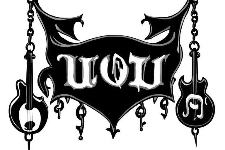 Music Note Voodoo Charms Hanging