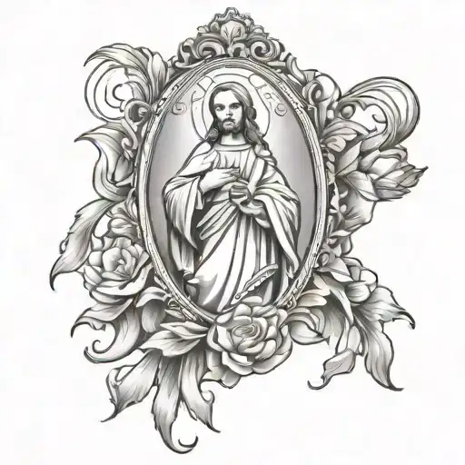 Jesus Mary Miraculous Medal