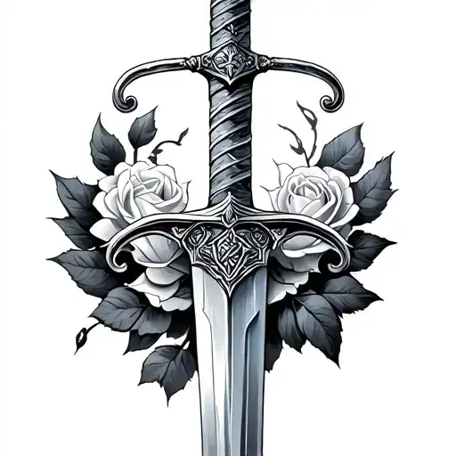 Sword And Meaning Tattoo Design