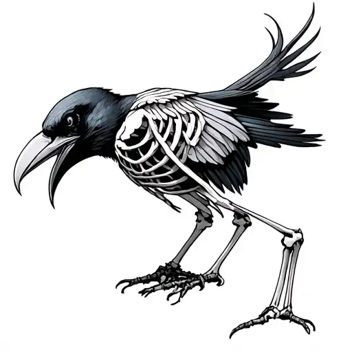 Raven Skeleton