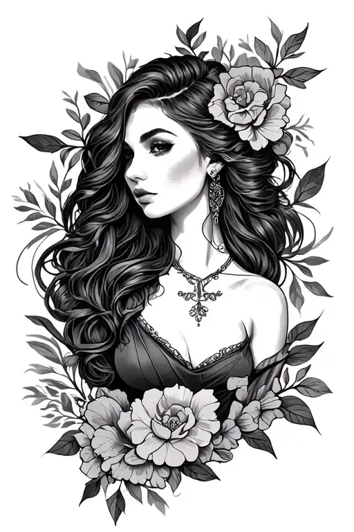 Womens Arm Sleeve Tattoo Design