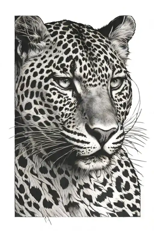 Leopard Skin Peeling Away Skin
