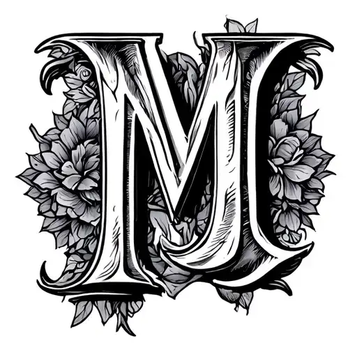 Intermingled Initial M L J