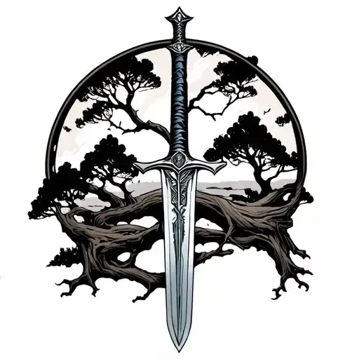 Final Sword In Tree Of Adventure Time In Panel