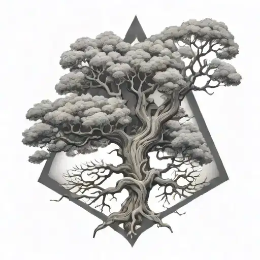 Ygg Drasil Tree Surrounded