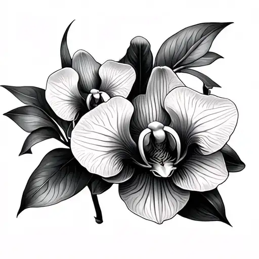 Compus World Travel And Black Orchid Flower