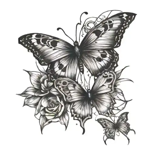 Lines And Butterflies And Stars