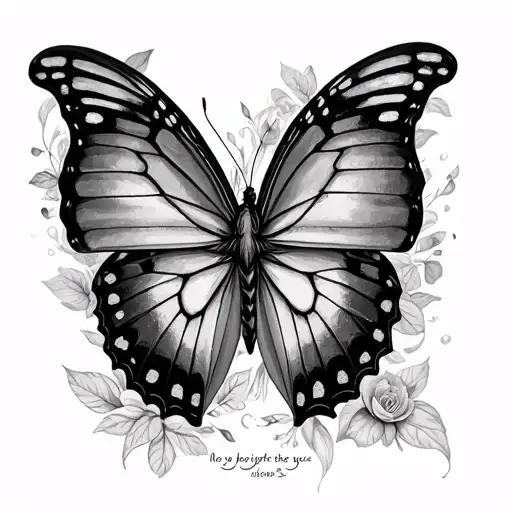 Butterfly's And Bible Scripture