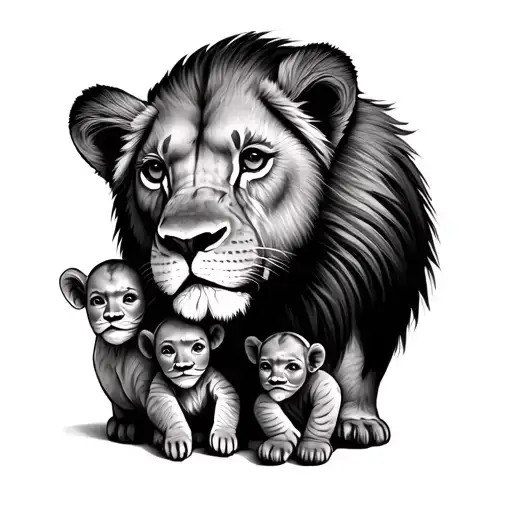 Leon With 2 Babies