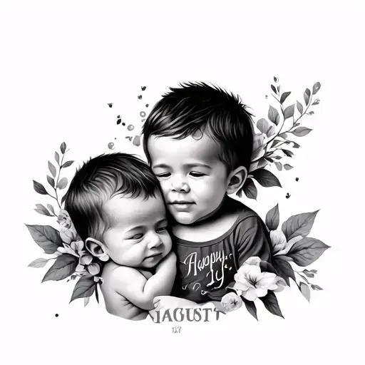 Tatto For My 2 Sons Born In August And September